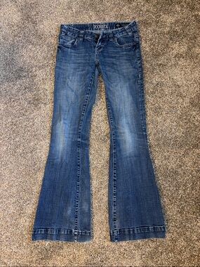 Rock & Roll Cowgirl Medium Wash Trouser Jeans